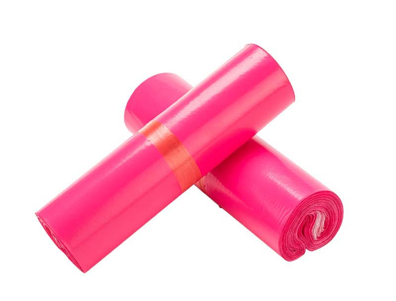 沭阳玫红色快递袋-02